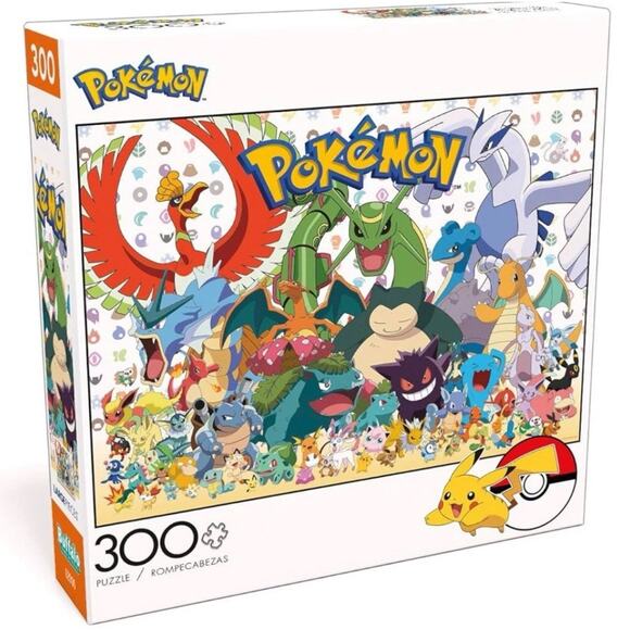Pokemon Fan Favorites 300 Large Piece Jigsaw Puzzle Multicolor 21.25"L X - Picture 1 of 2